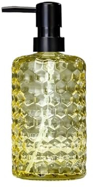 Botella dispensadora de desinfectante de manos de hotel de 500 ml, botella de prensa dividida para champú y ducha (color amarillo), ideal para viajes, gimnasio y uso doméstico