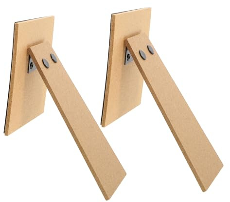 Toyvian Picture Frame Easel Back Stand 2Pcs Self Adhesive Display Holder Bases for Photo Frames Canvases and Paintings Foldable Back Support for Diy Picture Framing Supplies Home Decor