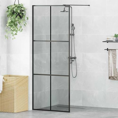 Fasba Moderno vetro temperato walk-in doccia parete – larghezza regolabile, design moderno, facile da pulire, perfetto per qualsiasi bagno modello42022042