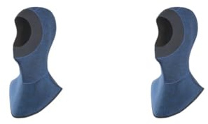 BHFZIAP Set di 2 cappucci per muta da 3 mm, per surf, sport acquatici, canoa, uomo, blu scuro