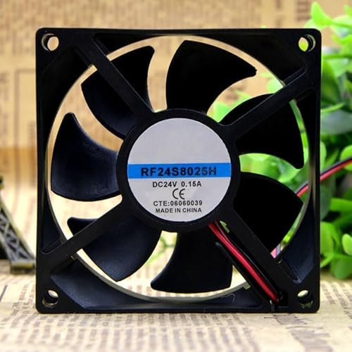 8cm 8025 24VDC 0.15A RF24S8025H 2line 2pin Inverter Tester Silent fan