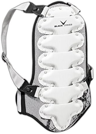 Black Crevice Rückenprotektor für Kinder, Jugendliche und Erwachsene, BCR035344, weiß, Gr. M