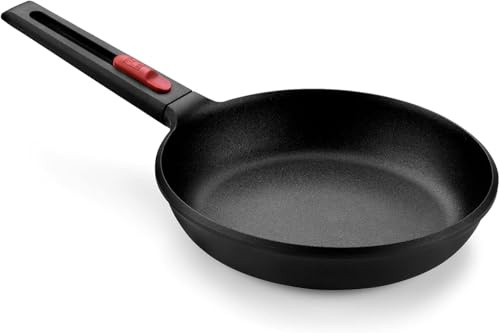 BRA Infinity Non-Stick Aluminium Frying Pan with Detachable Handle (18cm) | Large Frying Pan for Induction Hob & All Other Heat Sources. 100% Recycled Aluminium Large Induction Compatible.