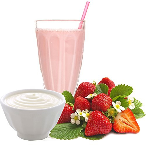 Erdbeer Joghurt Molkepulver Luxofit mit L-Carnitin Protein angereichert Wellnessdrink Aspartamfrei Molke (Erdbeer Joghurt, 333 g)