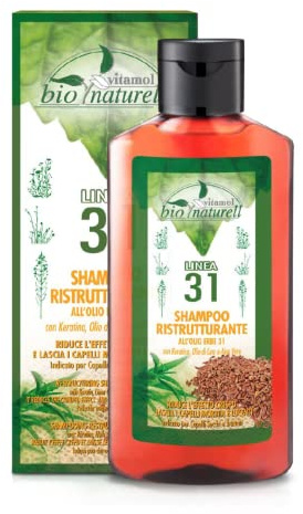 VITAMOL BIO NATURELL Shampoo Ristrutturante Linea Olio 31-100 ml.