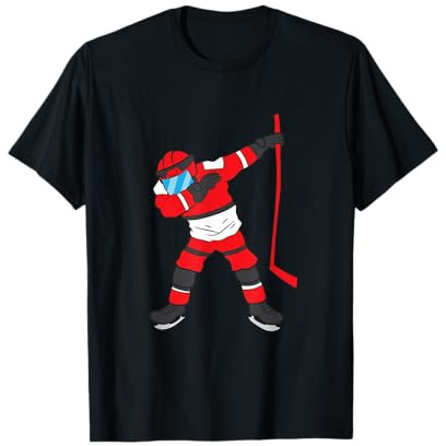 Dabbing Hockey Hijo Hockey Hijo Hockey Niño Regalo Hockey sobre hielo Camiseta