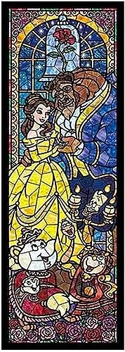 ParNarZar 5D DIY Diamond Painting 35x95 cm Die Schöne und das Biest Groß Full Bilder Groß XXL Full Vollbild Set für Eingangshalle, Durchgang, Schornstein