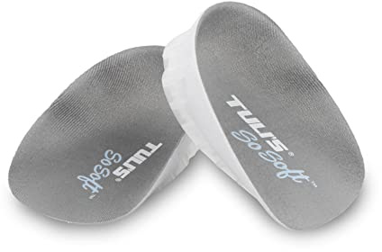 Tuli's So Soft Gel Tallril - Multicellulär Gel Tallril för skor - Absorberar stötar, Hjälper till att lindra hälsmärta - Låg profil, Mjuk yttre yta - Vanlig storlek