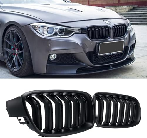 YIUBCZOQI F30 Grille de Calandre Radiateur pour BMW séries 3 f30 f31 Calandre Avant Noir Brillant 2012 2013 2014 2015 2016 2017 2018