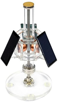 Magnetischer Schwebe-Solarmotor dreiseitiger vertikaler bürstenloser Motor DIY wissenschaftliches Experiment Lehrmodell kreative Geschenke