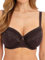 Fantasie Women's Illusion Underwire Side Suport Bra Full Coverage, Sheer, Chocolate, 30FF US