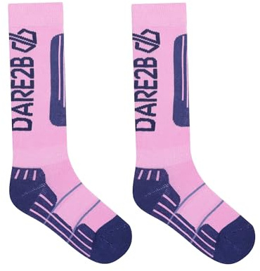 Dare2B Unisex Kids Performance Ski Socks, Moonlight Denim, 6-8 EU