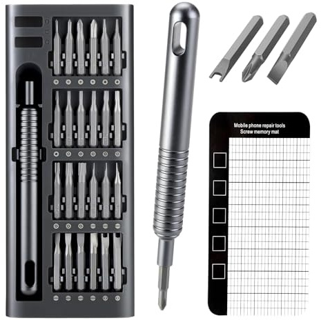 IHKFILAN Precision Screwdriver Set, 51 in 1 Small Screwdriver Kit, Magnetic Screw Drivers Sets, Electronic Repair Tool Kit for Laptop, Watch, Camera, Cell Phone, Switch, Ring Doorbell, Glasses