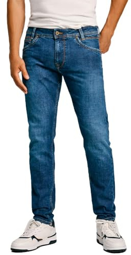Pepe Jeans Tapered Jeans, Bleu (Denim-Du6), 31W / 30L Homme