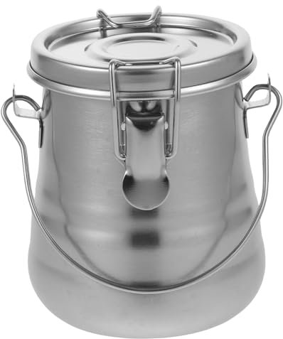 PHENOFICE Seau De Lavage Pinceaux Métal Inoxydable Double Couche avec Couvercle Portable Pot Lavage Pinceaux Aquarelle pour École Maison Extérieur
