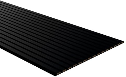 Nord Plus - Panneaux acoustiques muraux en MDF, décoration intérieure, matériau 3D, 1 pièce = 1,18 m², 196 cm x 60 cm x 1 cm