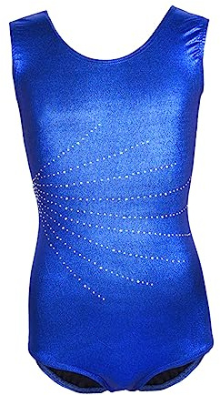 CALLARON Dansövningsbody För Flickor Balettdräkt Gymnastikdräkt Stretchig Spandex Mörk 7-8 År Present till Barn