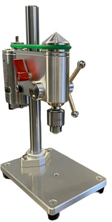 Mini trapano da banco da 80 W, piccolo trapano a colonna di precisione, campo di serraggio 0,3-4 mm, utensili per la riparazione di orologi, trapano a colonna da banco, utensili per la creazione di