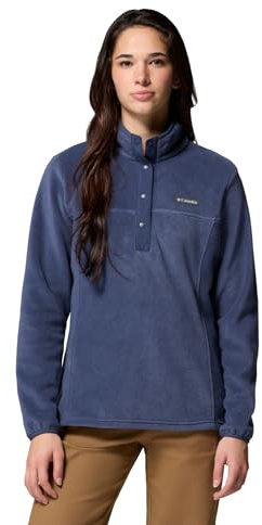 Columbia Women's Benton Springs 1/2 Snap Pull Over 2, Fleece Pull Over, Nocturnal, Large