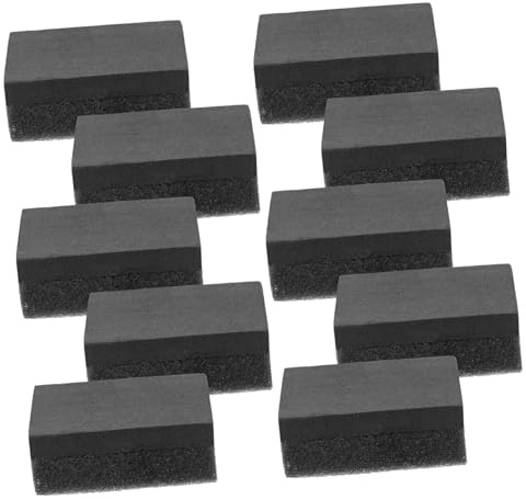 Gatuida Lot de 10 Chiffons Jetables Noirs en Plastique pour Cirage de Chaussures, Utilisation Pratique pour Entretien Rapide en Milieu Décontracté ou Bureau