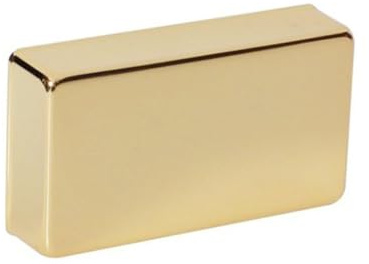 Humbucker Abdeckung für E-gitarre mit Kupferbeschichteter Oberfläche | Gitarren Tonabnehmer, Robuste Legierungsausführung, Zubehörteil im 1 Stück