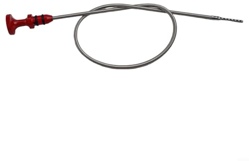 Yhenlovtt Motorölmessstab für R55 R56 R57 1.6L 2007–2016 kompatibel mit OEM 1143758597007 – Silber + Rot