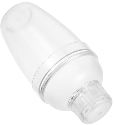 BAZEITFLOW Shaker per Cocktail Trasparente in Plastica 350 Ml con Bilancia Integrata e Filtro, Tazza Mixer Ergonomica per Proteine, Bubble Tea e Bevande Fredde, Strumento da Bar Facile