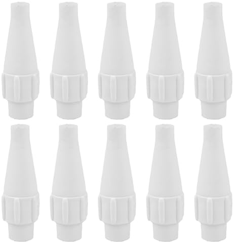10PCS Whipped Cream Dispenser Silent Nozzle Replacement Parts for Cream Whipper Canister, Easy Installation Supplies 3x1x1 Inch