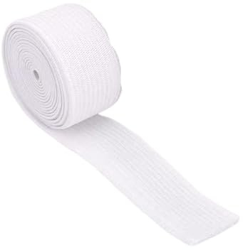 Goma Elastica Costura Banda elástica de 5 metros for coser accesorios ropa, tela DIY, ancho 10-50 mm(White,45mm)