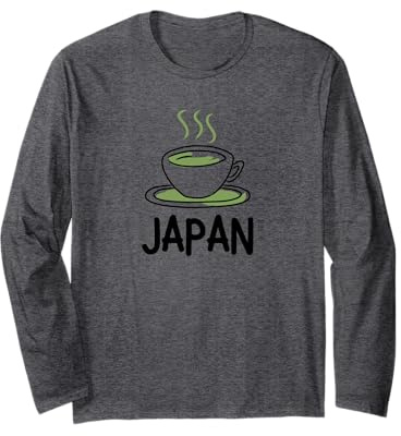 Japón Travel Matcha Tea in Cup - Tops, Camisetas y Accesorios Manga Larga