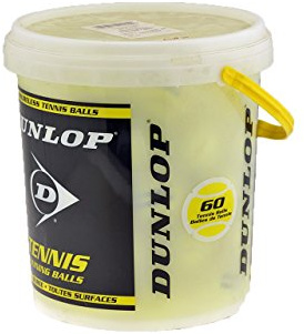DUNLOP Training Tennis Bucket - 60 Balls