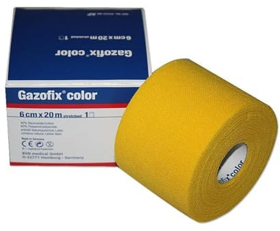 Gazofix Color Fixierbinde 6 cmx20 m Gelb, 6 St