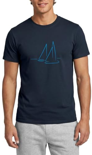 Segeln Segelboote Meer Männer T-Shirt