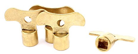 sourcing map Wasserhahn Schlüssel Wasserhahn Griff Küchenspüle Wasserhahn Knopf Schalter Innenquadratloch Wasserhahn Schlüssel 4 Stk.
