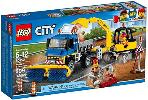LEGO City 60152 - Straßenreiniger und Bagger