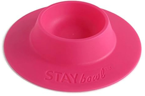 STAYbowl Tip-Proof Ergonomic Pet Bowl for Guinea Pig and Other Small Pets, 1/4-Cup Small Size, Fuchsia (Pink)