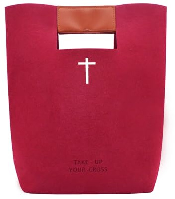 Bible Cover Case Felt Church Tote Bag Bible Study Supplies Carrying Bag