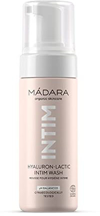 MADARA INTIM Hyaluron-Lactic Intim Wash 150 ml - Hydrates, Soothes & Balances pH – With Aloe & Lactic Acid – Daily Feminine Care, Soap & Alcohol Free