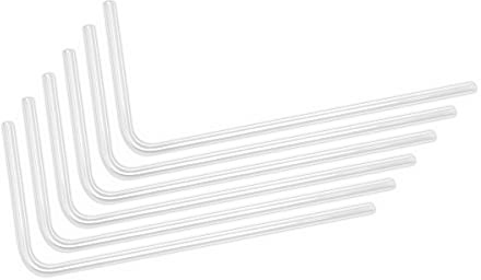 EK Water Blocks EK-Loop Hard Tube 12/10mm Acryl, gebogen 90 Grad - 80cm, 6 Stück