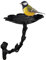 Relaxdays Bebedero Pájaros Hierro Fundido para Pared, Apto para la Intemperie, Aves Silvestres, Comedero, Color a Elegir