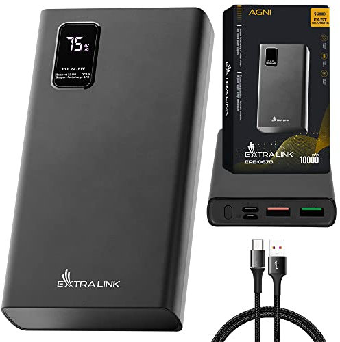 EXTRALINK EPB-067B 10000MAH FAST CHARGING POWERBANK