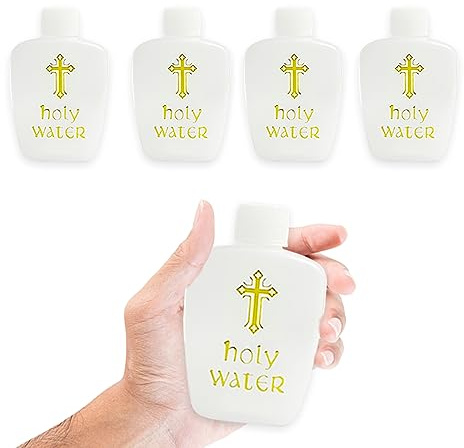 BolianOvi 5Pcs Weihwasser Flaschen Weihwasser leere Behälter 60ml Weihwasser Plastikflasche