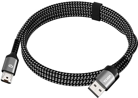 TLIDA Micro USB Cable 3.3ft Fast Charging USB 2.0 3.1A & 480Mbps Data Sync Nylon Braided for Samsung Galaxy A15/A25/A35/A54 Moto G Android Tablets for PlayStation 4 Controller Kindle Fire Gray