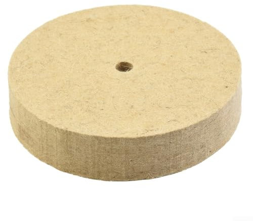 HomeVortex 5Inch Wool Felt Polishing Wheel Pad, Furniture And Non Metal Surfaces Polishing Tool, For Stainless Steel Copper Aluminum Furniture