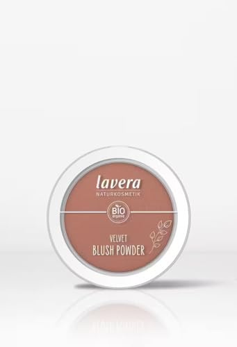 lavera Velvet Blush Powder -Nude Terracotta 03 - frischer Teint - langanhaltend - samtig & leichte Textur - vegan - Naturkosmetik - 5g