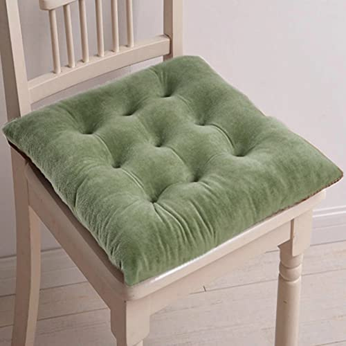 Cuscino per sedia da pranzo in memory foam con clip per sedie da cucina, multifunzione, morbido, verde chiaro