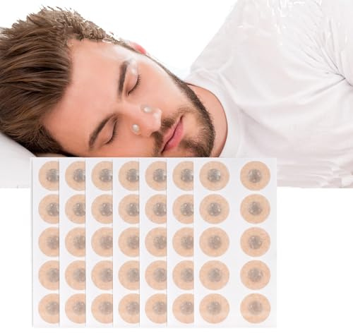 Nasal Strips 70Pcs, Anti-Snoring Magnetic Nasal Patches - 35 Days Supply, Physical Snoring Relief, Skin-Friendly & Breathable, Safe & Effective Magnetic Solution for Quiet Nights
