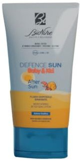 2x Bionike Defence Sun Baby & Kid - Latte Solare Fluido per Bambino e Neonato, Azione Protettiva, Effetto Waterproof e Anti-sabbia, Lenisce e Ripara la Pelle, 2 pezzi da 200 ml