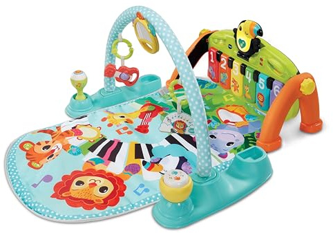 VTech Baby 5-in-1 Toucan Tunes Play Gym, English | 5-in-1 grow-with-baby gym introduces rhythm, animals, colours and numbers through music and movement. From birth