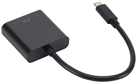 CIYODO Adaptador Tipo c Vga Cable Convertidor De USB Duradero para TV Proyector Monitor Función USB c Vga para Escenario De Oficina o Hogar